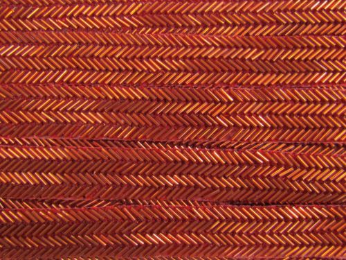 22mm Gatsby Bugle Bead Trim- Rust #T1465