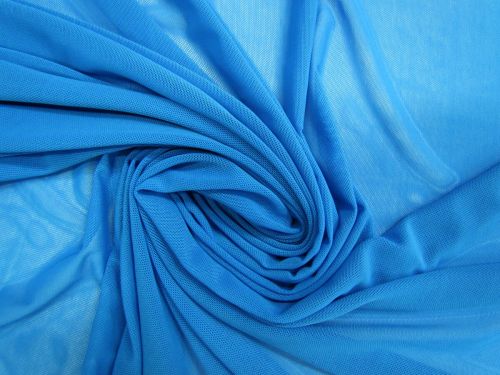 1.5m Final Remnant Piece- 2 Way Stretch Mesh- Paradise Blue #13983