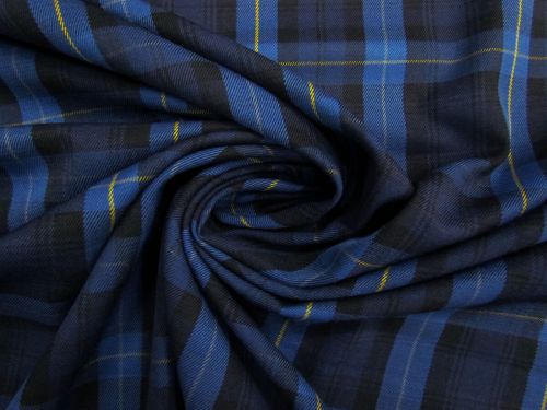 Jess Plaid Viscose Blend Suiting #15528
