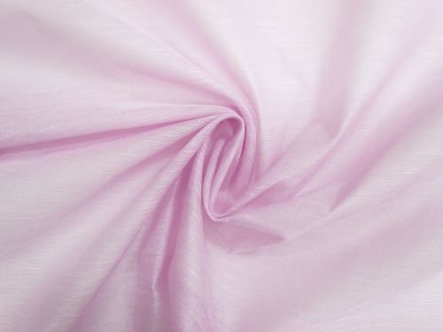 Silk Linen Slub Organza- Pastel Lilac #15551