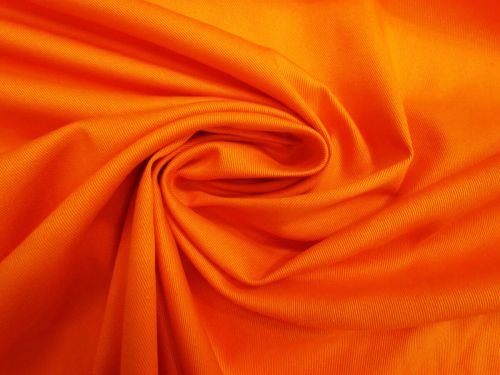 5.6oz Cotton Drill- Spark Orange #15564