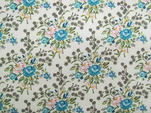 Devonstone Collection- Heritage Garden- Willow Breeze- Blue- DV7503