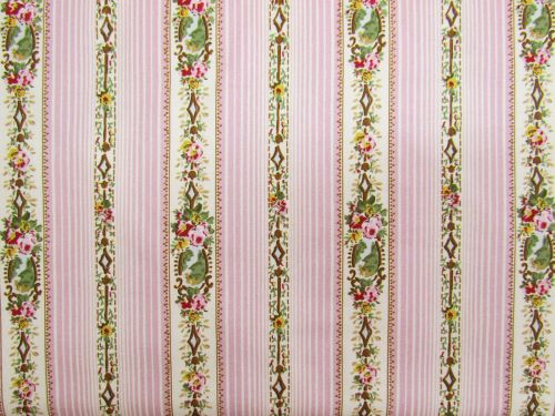 Devonstone Collection- Heritage Garden- Petal Cascade- Pink- DV7507