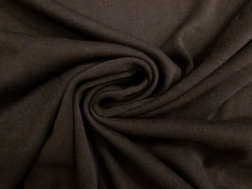 Cotton Blend 1x1 Rib Tubular Knit- Umber Brown #15611