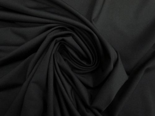 Liquid Titanium Matte Spandex- Liquorice Black #15629