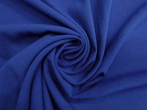 Satin Back Crepe- Admiral Blue #15638