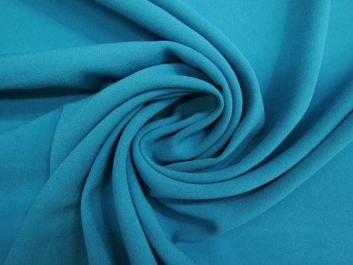 Satin Back Crepe- Underwater Blue #15640