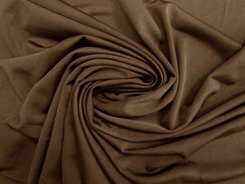 Lightweight Shiny Spandex- Coconut Brown #15679