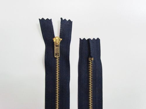 13cm Metal Closed End Zip- Navy #TRW343