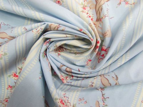 Betsy Bouquet Stripe Cotton Lawn #15776