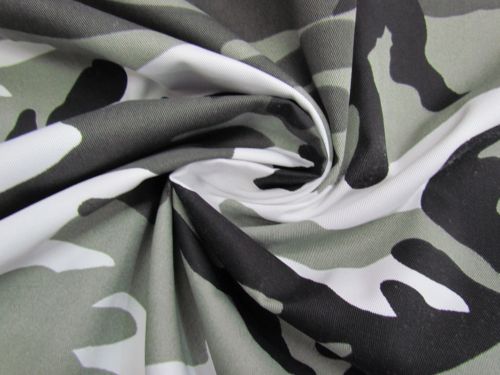 7.7oz Camo Cotton Drill- Army #15786