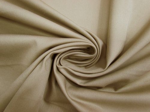 7.7oz Stretch Cotton Drill- Pebble Beige #15791