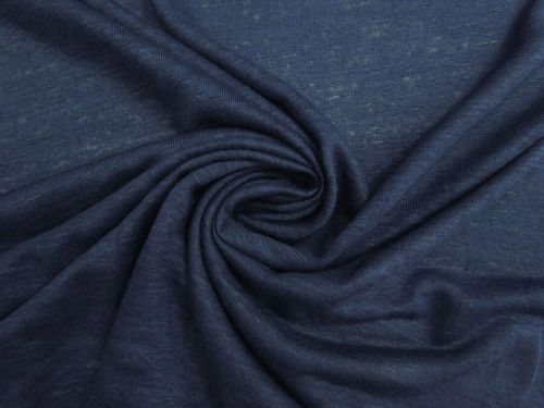 Linen Slub Jersey- Twilight Blue #15799