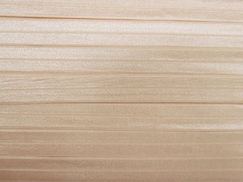 20mm Shiny Fold Over Elastic- Nude #T1496