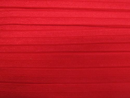 20mm Shiny Fold Over Elastic- Red #T1505
