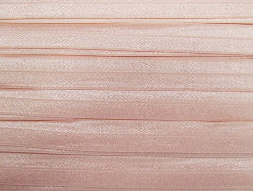 20mm Shiny Fold Over Elastic- Petal Peach #T1506