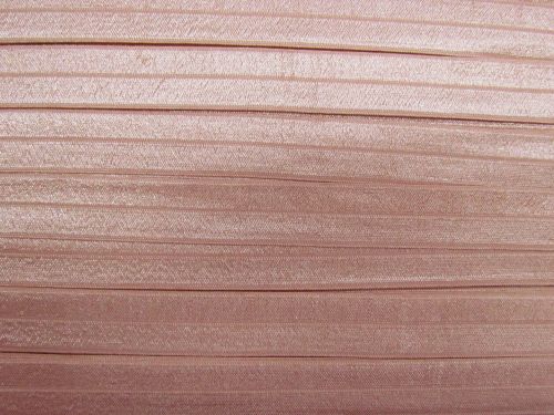 20mm Shiny Fold Over Elastic- Antique Mauve #T1507