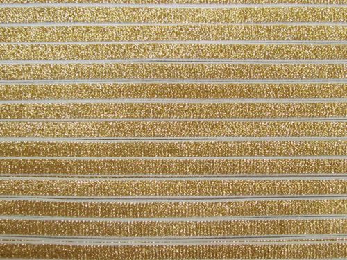 10mm Metallic Glitter Elastic- Gold #T1512