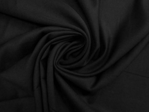 Stretch Viscose Crepe De Chine- Tourmaline Black #15813