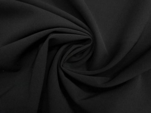 Stretch Crepe Suiting- Bewitched Black #15829