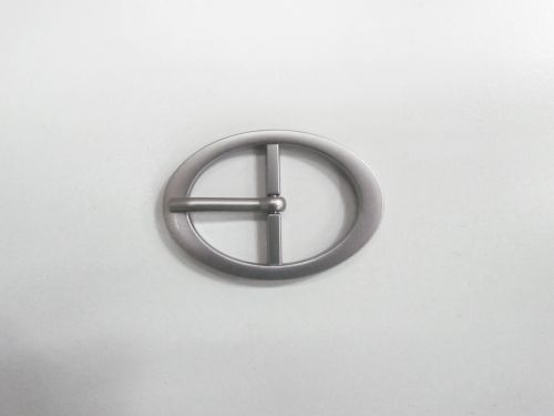 30mm Oval Buckle- Brushed Silver-  RW762