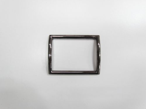 Rectangle Metal Fashion Accessory- Gunmetal- RW776