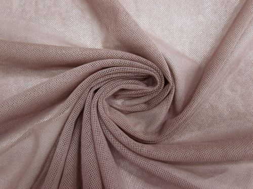 *Seconds* Cotton Bobbinet- Mauve Brown #15840
