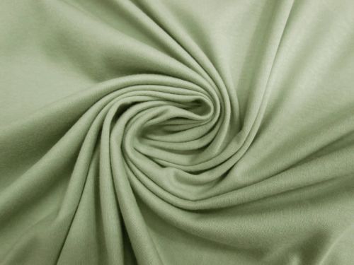 Cotton Interlock Jersey- Gum Leaf Green #15851