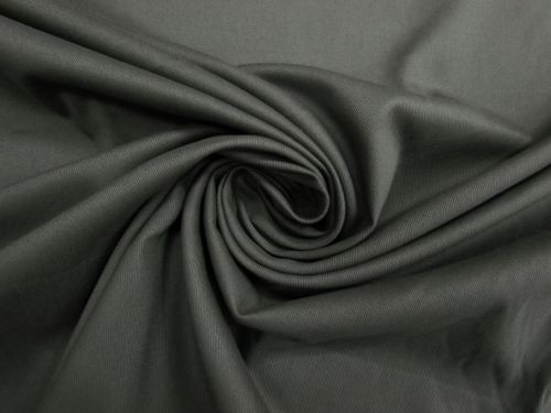 5.5oz Cotton Drill- Boulder Grey #15870