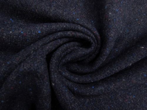 Wool Tweed Coating- Midnight Confetti #15873