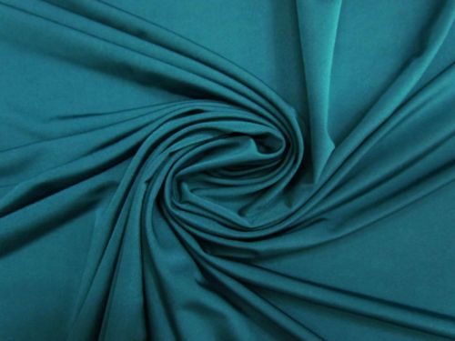 Shiny Spandex Jersey- Peacock Teal #15884