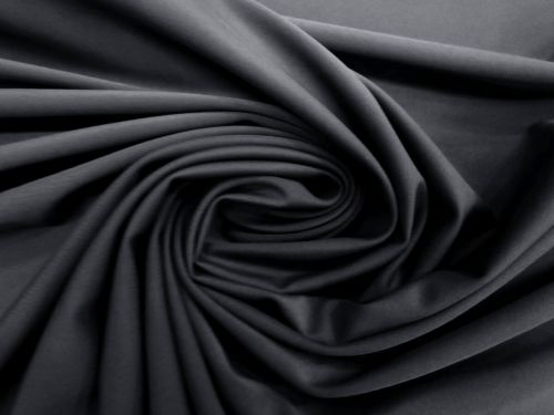1.5m Final Remnant Piece- Matte Spandex- Anchor Grey #12349