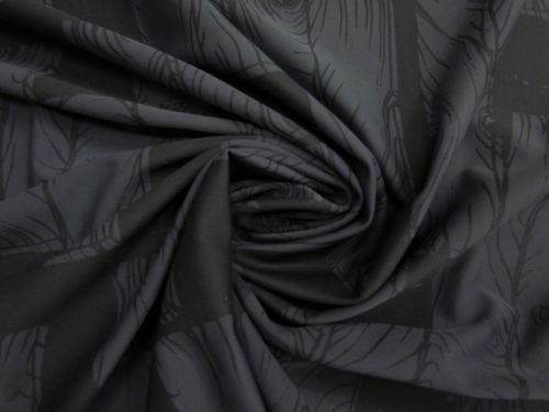 Alley Cat Matte Spandex- Charcoal #15901