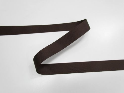 25mm Grosgrain Ribbon- Mud Brown #T1579