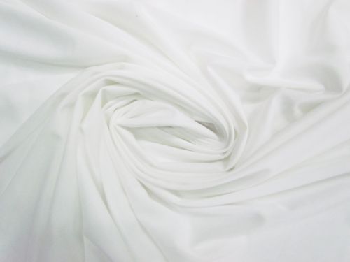 1.2m Final Remnant Piece- Spandex Lining- Glacier White #13725