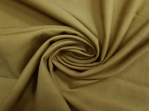 1.7m Final Remnant Piece- 7.8oz Cotton Viscose Drill- Warm Olive Green #15152