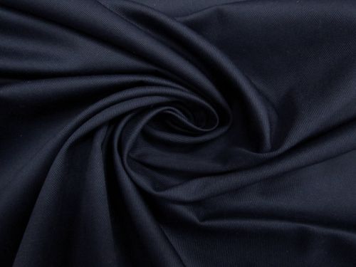 1.6m Final Remnant Piece- 6.6oz Cotton Blend Drill- Blackberry Navy #15583