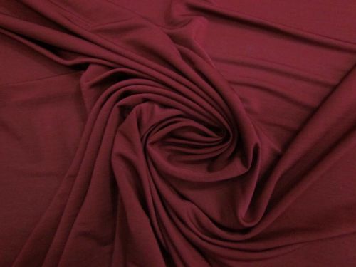 90cm Final Remnant Piece- Viscose ITY Jersey- Sangria Red #15034