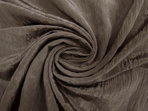 Crinkle Satin Chiffon- Mouse Grey #15998