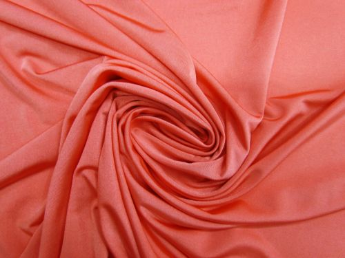 Shiny Spandex Jersey- Coral #16005