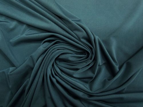 Shiny Spandex Jersey- Deep Teal Moire #16012