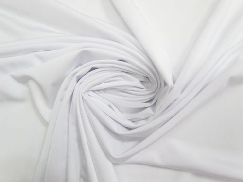 Shiny Spandex Jersey- Winter White #16019