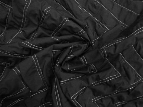 Arrow Flight Water Resistant Quilted Nylon- Black #16049