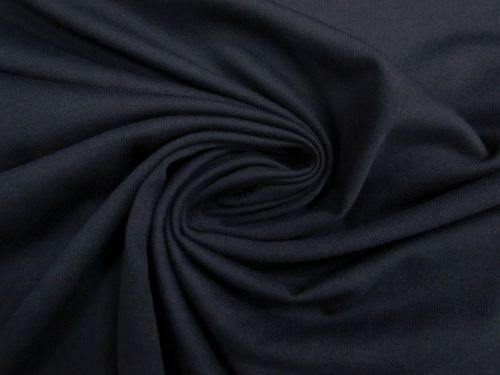 65cm Final Remnant Piece- Cotton Blend Jersey- Space Navy #15662