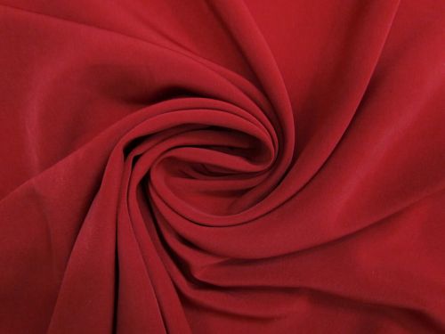 2m Final Remnant Piece- Peachskin Faille- Rose Red Moire #14782