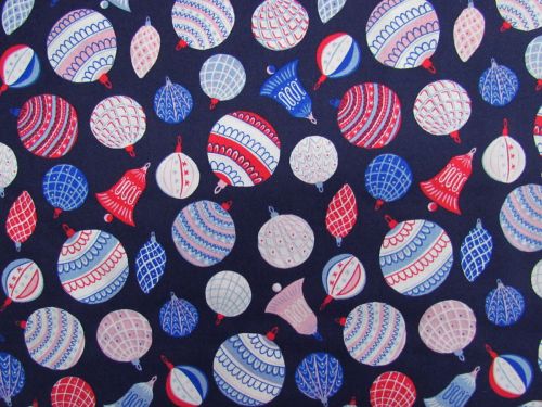 Liberty Cotton- The Merry And Bright Collection- Dancing Trees- B