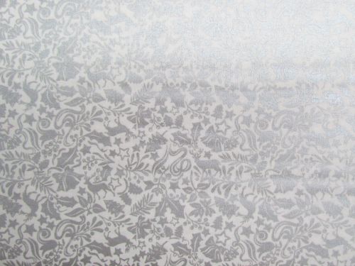 Liberty Cotton- A Woodland Christmas- Enchanted Forest Metallic- D