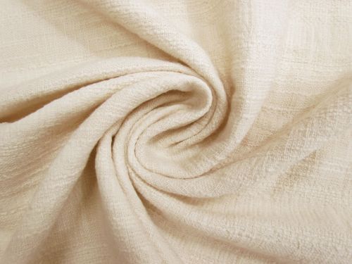 Linen Cotton Blend Boucle- Oatmeal #16127