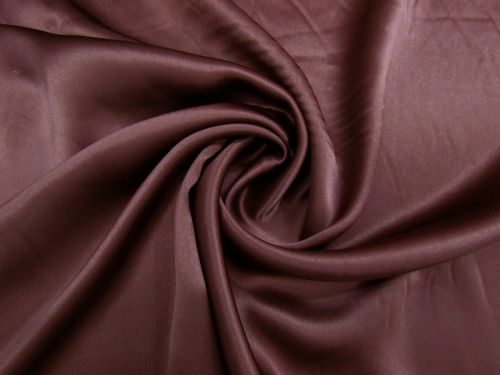 Silk Charmeuse Satin- Raisin Brown #16143