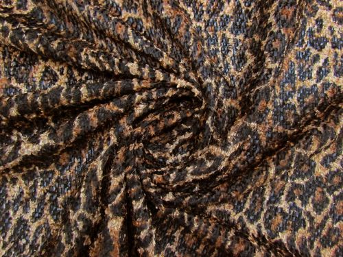 Luxe Leopard Tufted Chiffon #16151